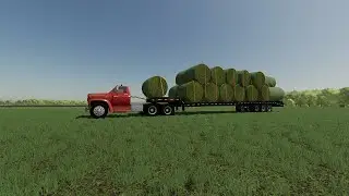 JOHN DEERE BALER MAKING BIG BALES FS22 (EPISODE 9) (TIMELAPSE)