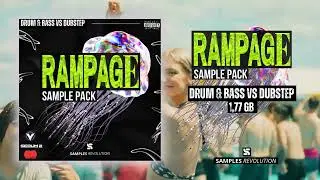 RAMPAGE Sample Pack (DnB VS Dubstep) 1240 Files + SERUM 2 & VITAL PRESETS  (1,77 GB)