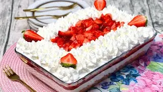 Tiramisù alle Fragole senza uova