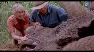 Jurassic Park 1 Movie Dinosaur Poo scene