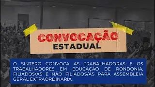 Assembleia Geral Extraordinária SINTERO