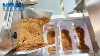 Doypack Machine With Multi-heads Weighers For Packing Brown Sugar Powder 300 g 给袋机 +多头秤包红糖 粉300g