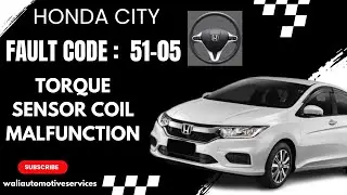 Honda Fault code (51-05 Torque sensor coil malfunction) Fault code clear.