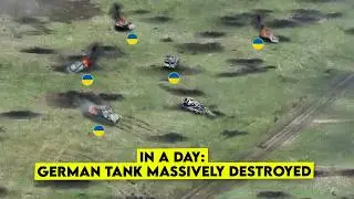 Mass Destruction: Russian Forces Burn German Tanks in a Day