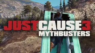 Flying Porta-Potty (Just Cause 3 Mythbusters)