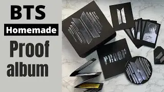 Bts Homemade Proof Album / Bts DIY 💜✨ / How to make Bts album at home / Bts Roomdecor / Savemoney💸
