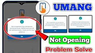 Umang We're experiencing a temporary technical issues | UMANG services will be restored shortly