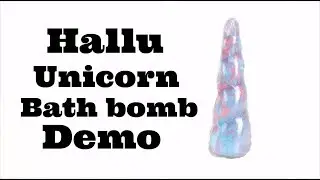 Hallu Unicorn Bath bomb Demo