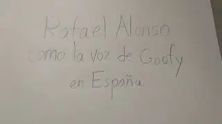 Rafael Alonso (doblaje) como la voz de Goofy en Espa&ntilde;ol Castellano