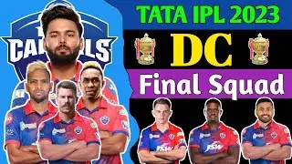 TATA IPL 2023 : Delhi Capitals Full Squad | DC Squad 2023 | DC 2023 Squad | Delhi Capitals Squad