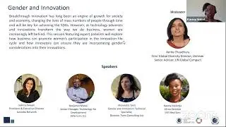 Global Innovation Workshop: Gender and Innovation
