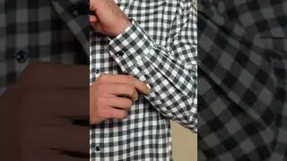 Abbate Luca Flanel Viskon Karışımlı Comfort Fit Antrasit D&uuml;ğmeli Yaka Erkek Kareli G&ouml;mlek