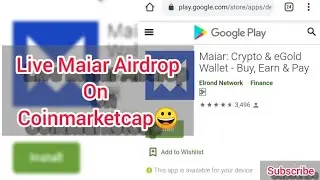 Live $40,000 Maiar Airdrop On Coinmarketcap (Free Crypto)
