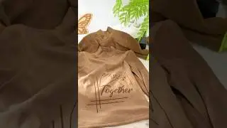 #perfect #valentinesday #gift-#customizing a #couple #hoodies with #crlaserfalcon 10W! #coupleshirt