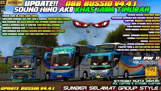 UPDATE BUSSID V4.4.1 !! OBB BUSSID V4.4.1 TERBARU SOUND HINO AK8 KHAS JAWA TIMUR GRAFIK ETS2 HD 4K