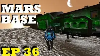 Space Engineers - Progress on the MARS Base - Building UNDERGROUND - Episode 36