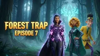 Episode-7 | Velora vs Time Villain | Forest Trap Revealed | Time Crystal War #hindianimation 
