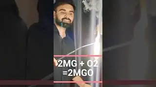 Burnt my eyes again 🥵||Burning Magnesium || White dazzling light  #magnesium #scienceexperiment