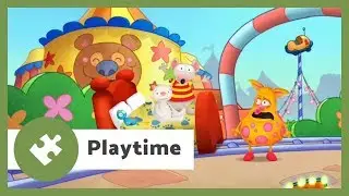 Toopy and Binoo App - Gameplay: Mister Yellow Monster at the amusement park