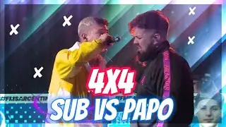 SUB vs PAPO / 4X4 con LETRA / Fms Argentina Jornada 1