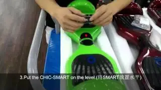 CHIC Calibrate  CHIC SMART with  remote control