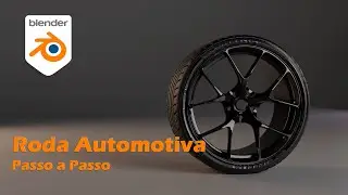 Modelando Roda Automotiva no Blender - Time Lapse