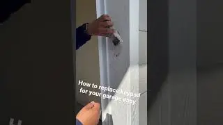 Replace garage keypad