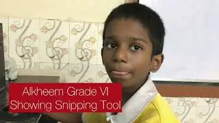 Using Snipping tool by Alkheem