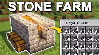 The Easiest Automatic Cobblestone/Stone Generator in Minecraft!