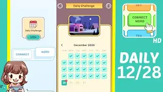 Connect Word Daily Challenge December 28 Answers Walkthrough