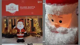 Holiday Time Large Plush Santa 6ft from Walmart 2022 🎅