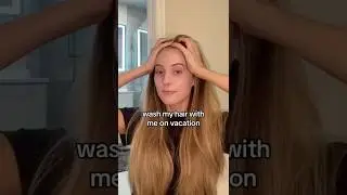 My vacation hair wash day routine ☀️🏝️💆🏼&zwj;♀️