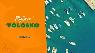 Volosko - Lungo Mare aerial walk. One of the most beautiful walking paths in Croatia.