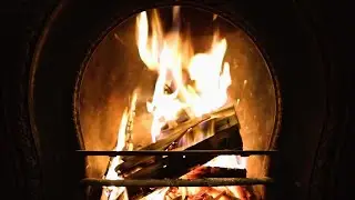 Relaxing Soft Music With Fire Sounds For Christmas Eve | Virtual Fireplace