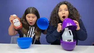 GIANT Easter Egg SLIME Switch Up Challenge!!! Good VS Bad Ingredients!!!