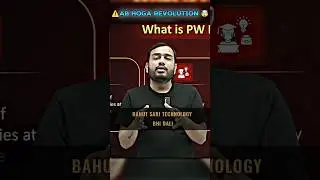 Ab hoga Revolution 🔥 PW OTT #PWOTT #PWRevolution #AlakhSir  #NEET2025 #TrendingNow