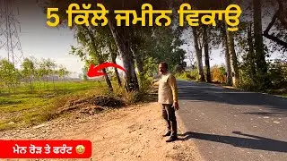 ਮੇਨ ਰੋੜ ਤੇ, 5 ਕਿੱਲੇ ਵਿਕਾਉ ਟਾਂਡਾ🤩 land for sale in Punjabvideo: 253