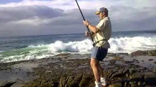 Fishing Orange rocks Oupoot