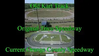 Aerial Views of Old Kart Track & Orange County Speedway - Rougemont, NC