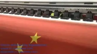 Flag printing machine, inkjet printing machine . digital printer.  export@vs-machine.com
