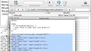 Tutorial Hobby Game Dev PHP and Database