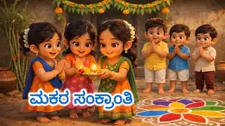 ಬಂದಿತೋ ಬಂದಿತಮ್ಮ ಮಕರ ಸಂಕ್ರಾಂತಿ | Kannada Sankranti Song for Kids | #kannada #sankranthi #festivevibes