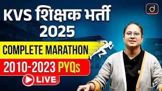 KVS Exam 2025 | PRT EVS PYQs | Marathon Session | Drishti Teaching Exams