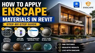 How to Apply Enscape Materials in Revit  Step by Step Tutorial