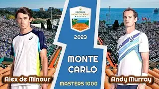 Alex de Minaur vs Andy Murray ROLEX MONTE CARLO MASTERS | ATP 1000