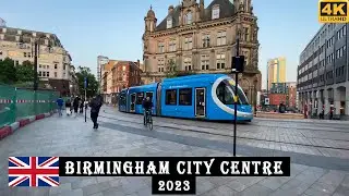 Birmingham City Centre Tour By Walk 4K | UK Travel | Stroll and Trek
