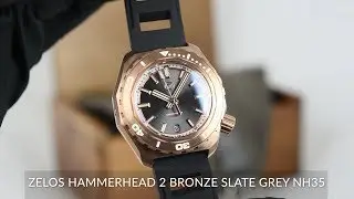 Zelos Hammerhead 2 Бронзовый Шиферно-серый NH35