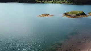 Drone flight at Oderin Island