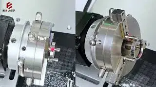 Laser engraving of the inner and outer rings.