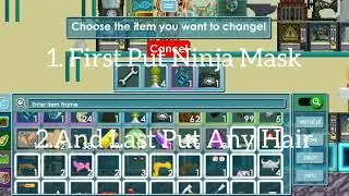 GrowTopia Transmute Ninja Mask (How To Make)